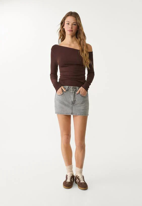 Maxi™ | Bequemer Denim-Miniskort