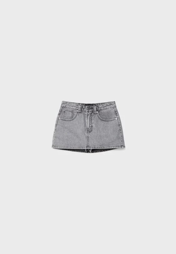 Maxi™ | Bequemer Denim-Miniskort