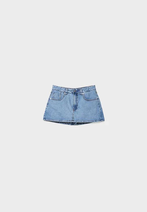 Maxi™ | Bequemer Denim-Miniskort