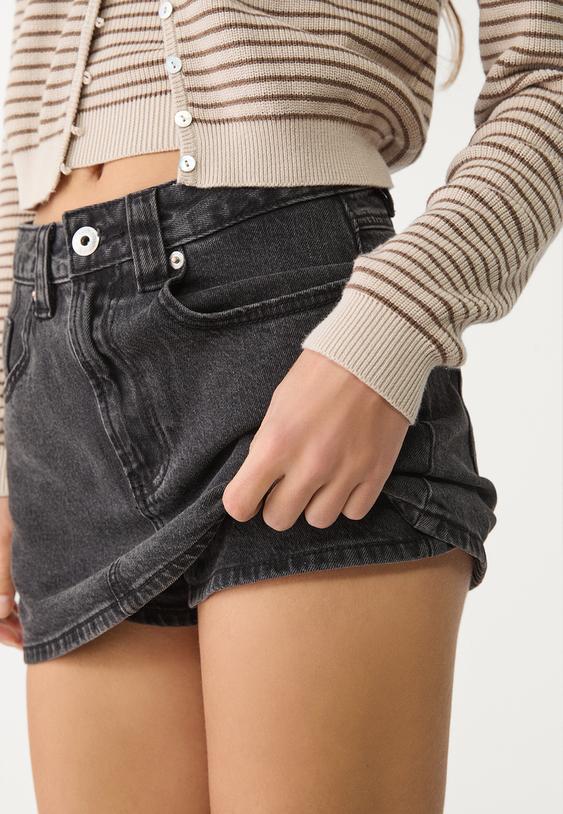 Maxi™ | Bequemer Denim-Miniskort