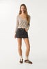 Maxi™ | Bequemer Denim-Miniskort
