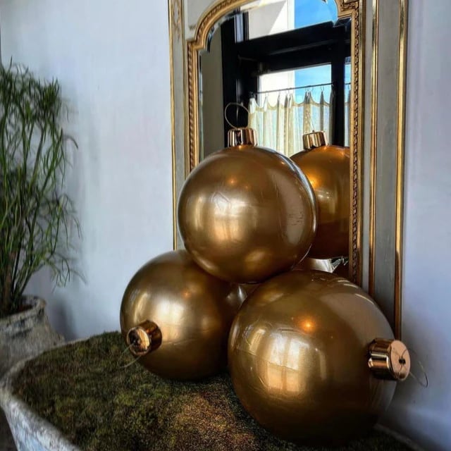 aldorian™-🎄Übergroße aufblasbare Weihnachtskugeln Dekoration🎈 | 🎁 Beim Kauf von 3 Gratis Versand🔥