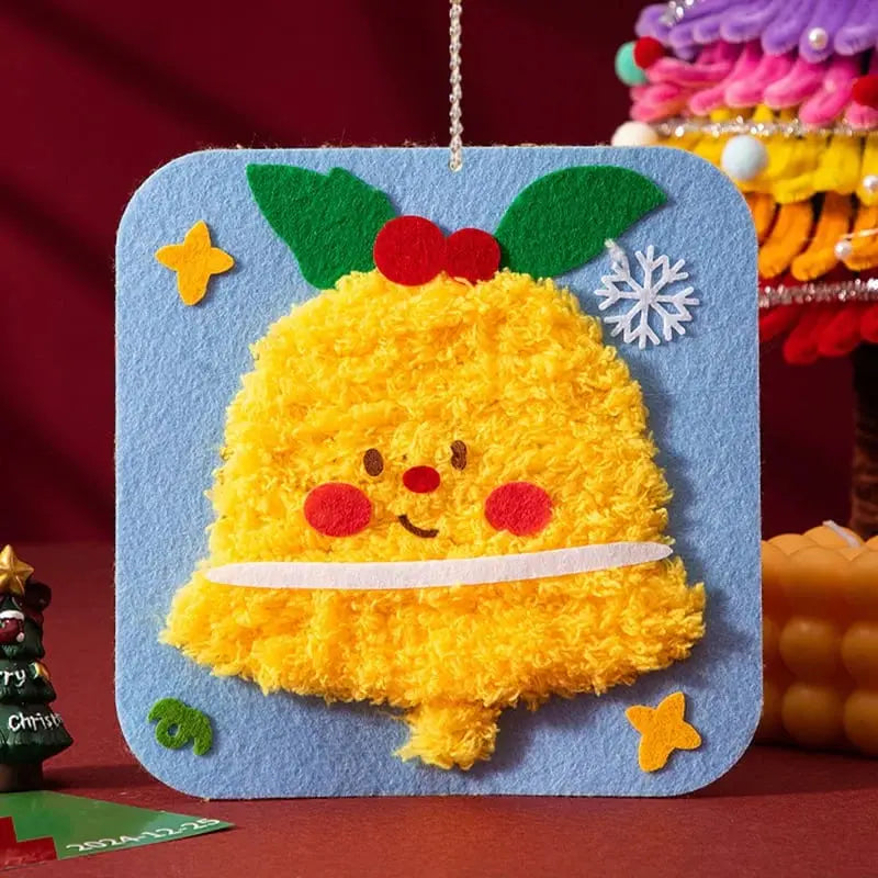 DIY-Weihnachts-Stickerei-Set — Bastelspaß mit Kindern &amp; Freunden