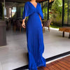 FaldaBelle™ | Taillenbetontes Kleid mit plissierten Fledermausärmeln