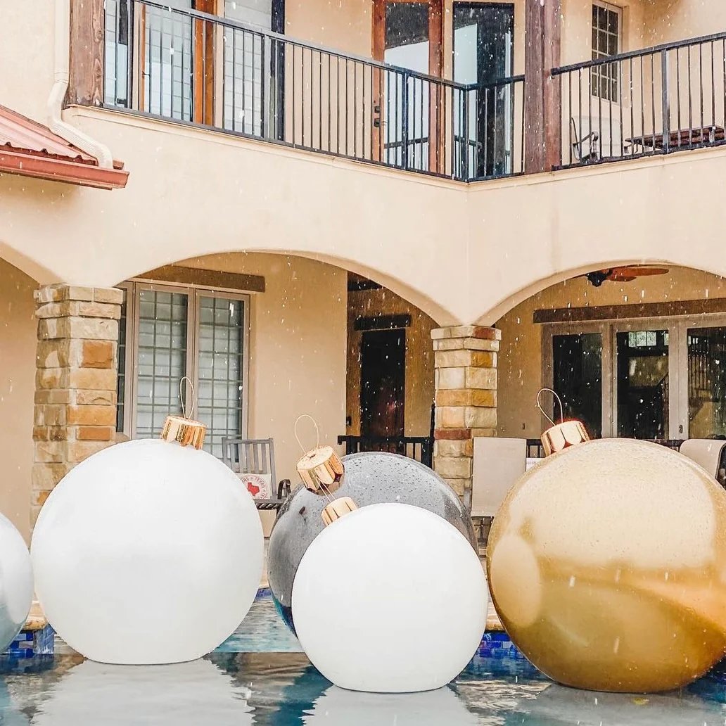 aldorian™-🎄Übergroße aufblasbare Weihnachtskugeln Dekoration🎈 | 🎁 Beim Kauf von 3 Gratis Versand🔥