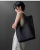 Handgefertigte Oversized-Leder-Tote, Leder-Schultertasche Handtasche