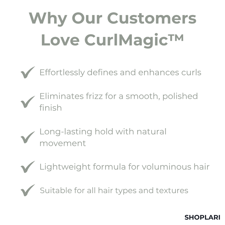 CurlMagic™ Locken definierende Creme | Letzter Tag 50 % RABATT