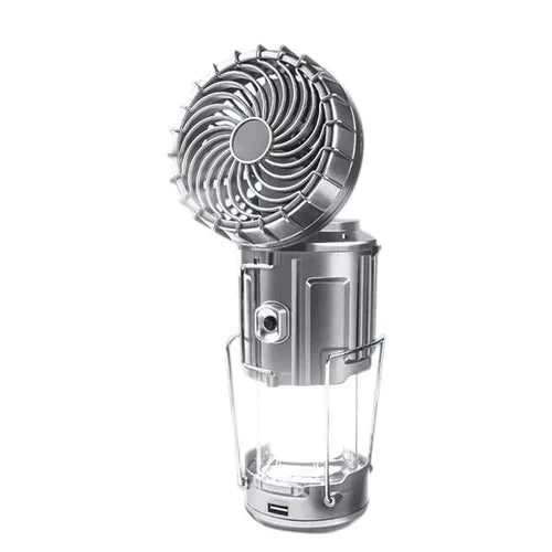 Tragbare LED Campinglaterne mit Ventilator