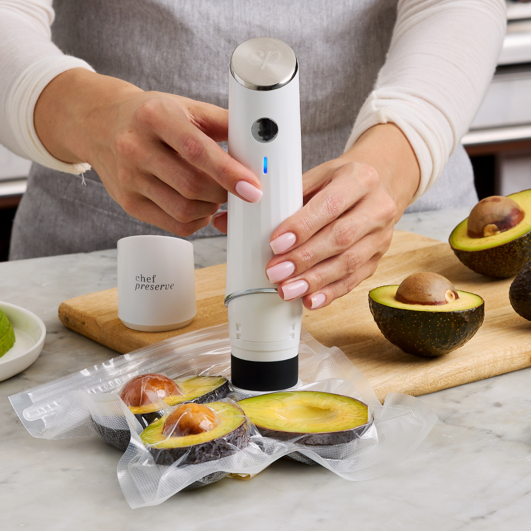 Chef Preserve™ Kompakter Vakuumierer | Lebensmittel bis zu 5× länger frisch halten