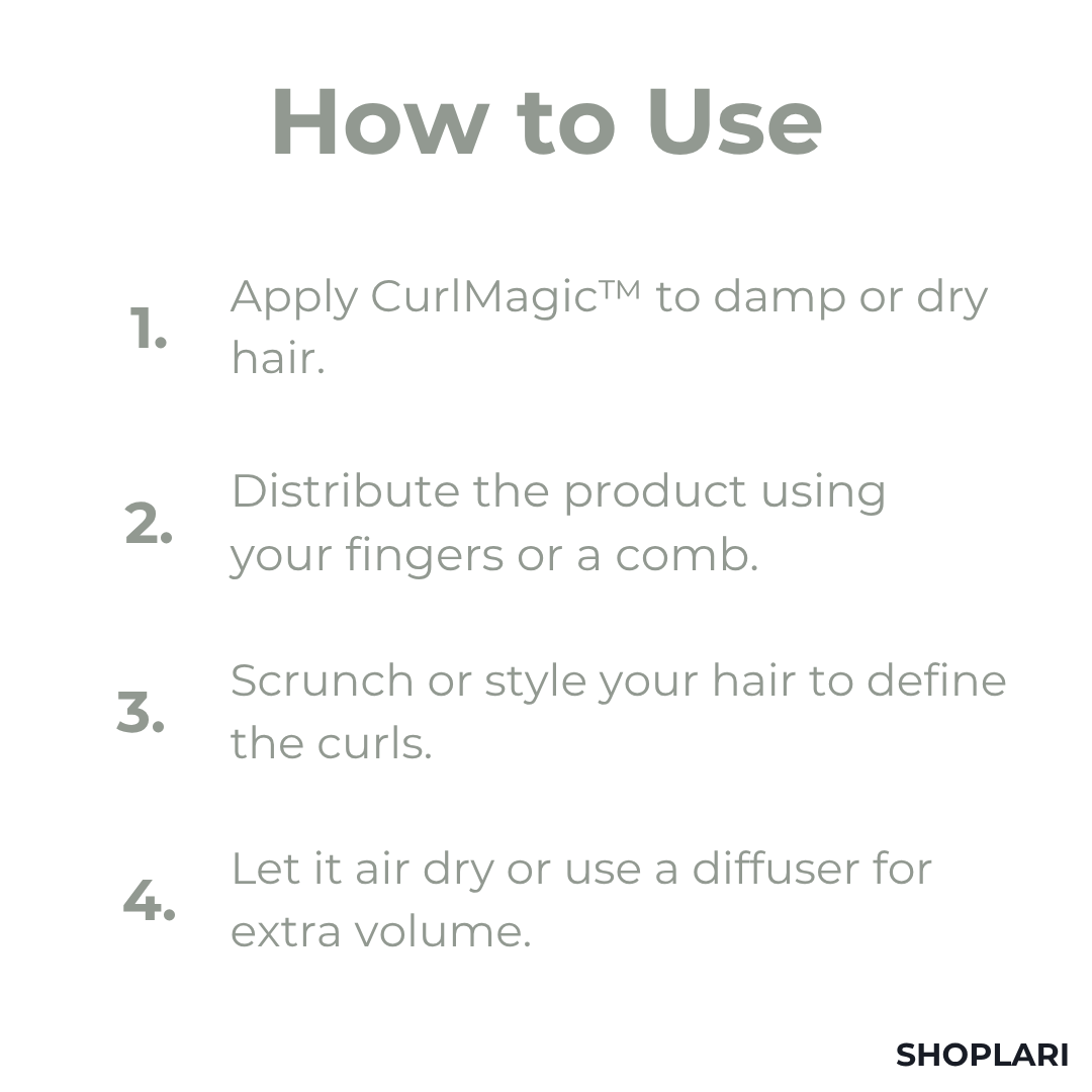 CurlMagic™ Locken definierende Creme | Letzter Tag 50 % RABATT