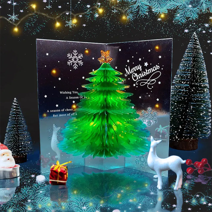 3D-Weihnachtskarten — Entfalten Sie eine funkelnde Überraschung