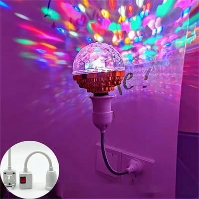RGB Strobe LED Rotierende Glühbirne – Erschaffen Sie eine Partyatmosphäre mit bunten Lichtern!