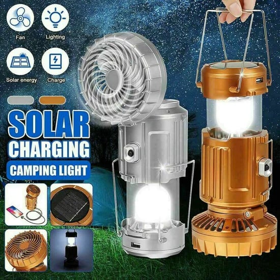 Solarventy™ | 6-in-1 Tragbare Solar-LED Campinglampe | 50% RABATT