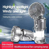 Tragbare LED Campinglaterne mit Ventilator