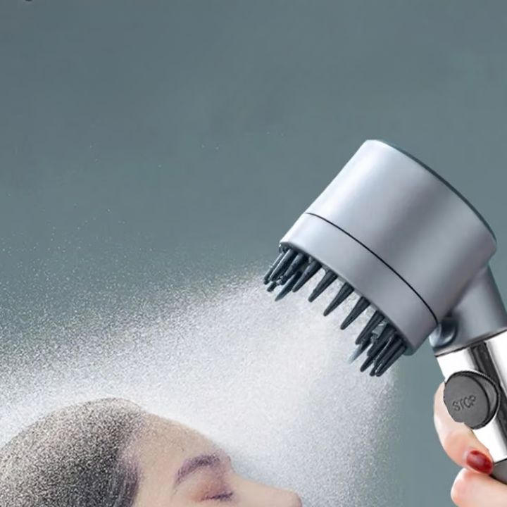 Wellnesskopf | Multifunktionales Hochdruck-Duschkopf-Set