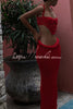 Kiara™ | Crochet Knit Braid Waist Slit Stretch Maxi Skirt
