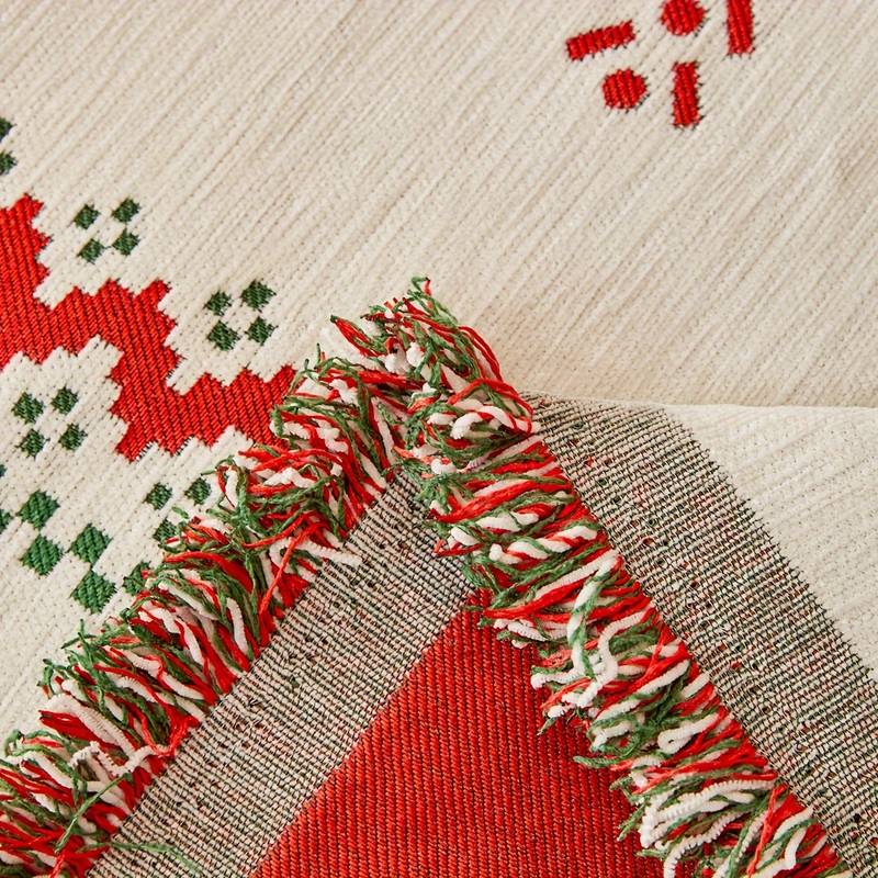 lusailstore - Weihnachts-Sofaüberwurf mit Motiv