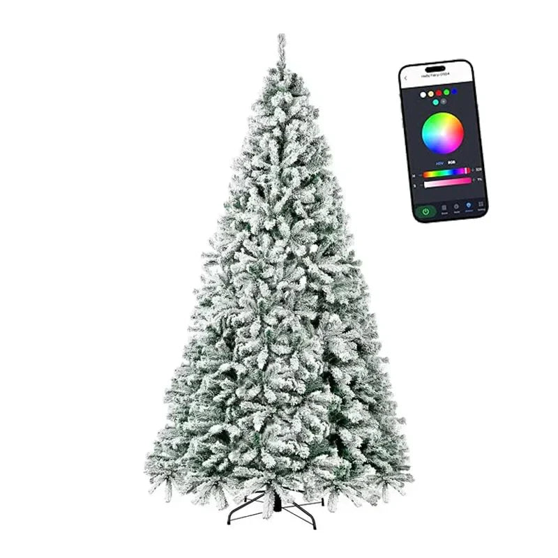Weihnachtsbaum mit integrierter LED-Beleuchtung | Mit App steuerbare RGB-Beleuchtung