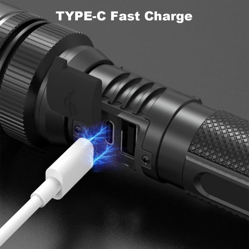 Survival-LED-Taschenlampe 2025 | So hell wie ein Lichtschwert mit Powerbank-Funktion