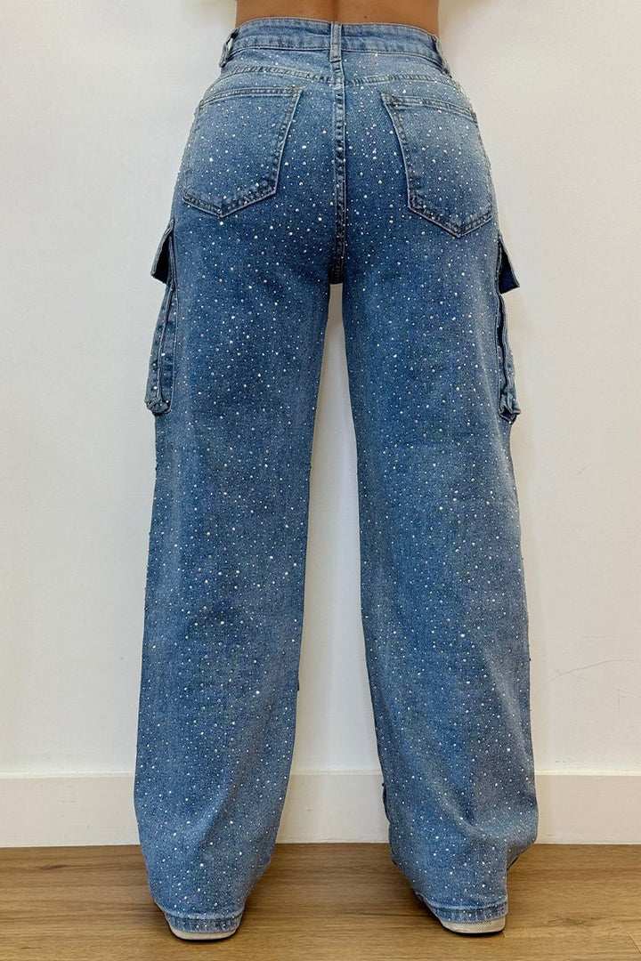 Strass-Jeans