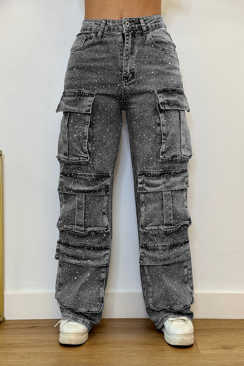 Strass-Jeans