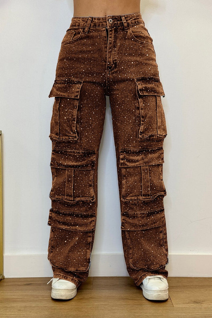 Strass-Jeans