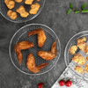 Mehrschichtige Körbe für Heißluftfritteusen mit 2 kostenlosen hitzebeständigen Zangen