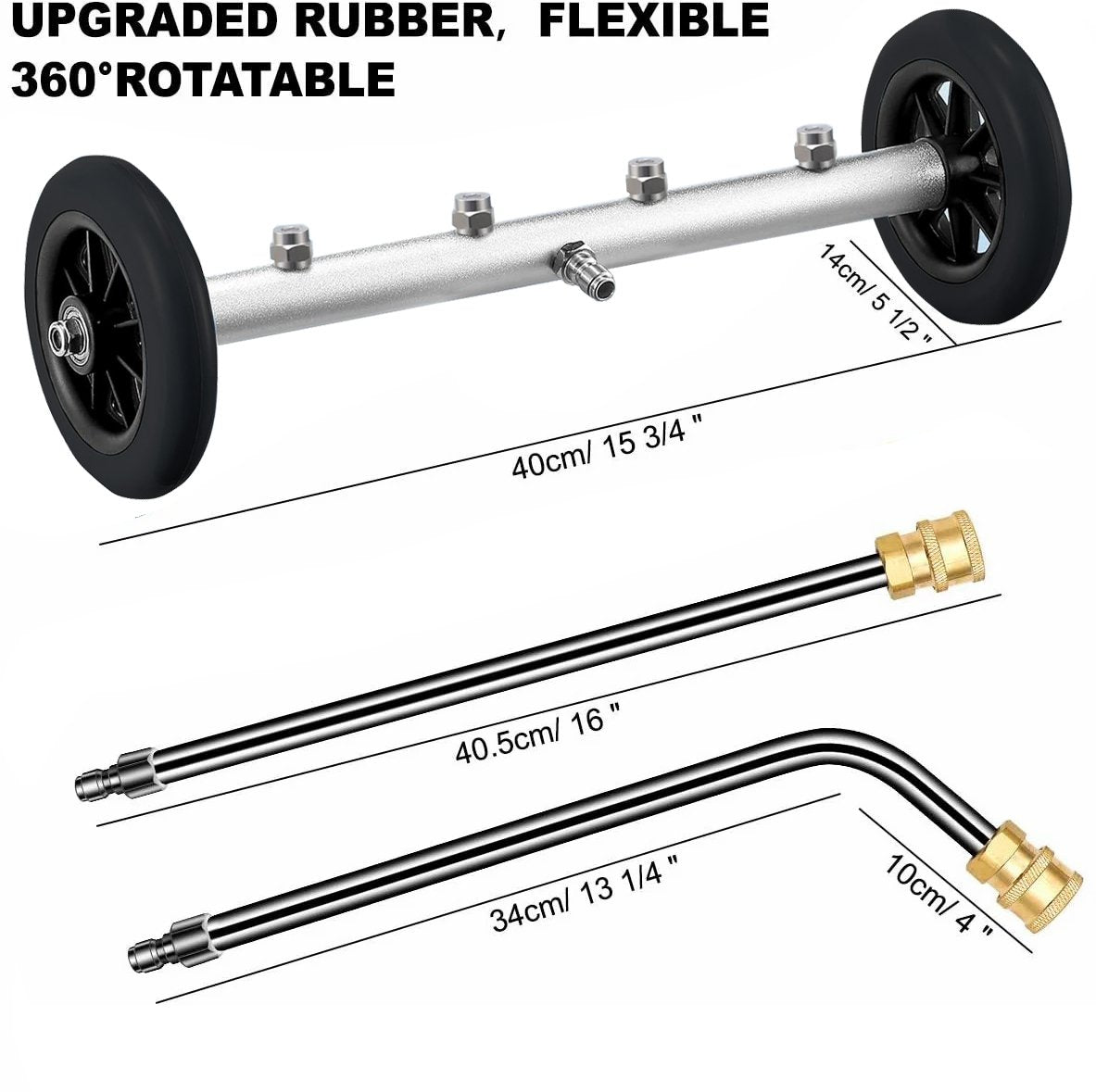WaterFlex™ - Hochdruckreiniger Fahrwerk Werkzeug