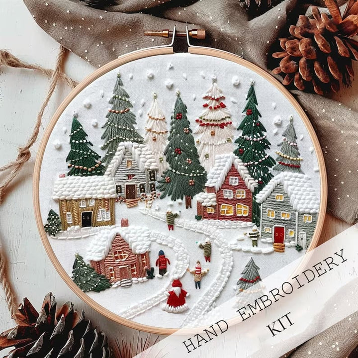 Weihnachtliches Stickset