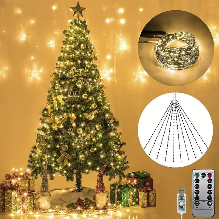 Funkelnde LED-Lichterkette