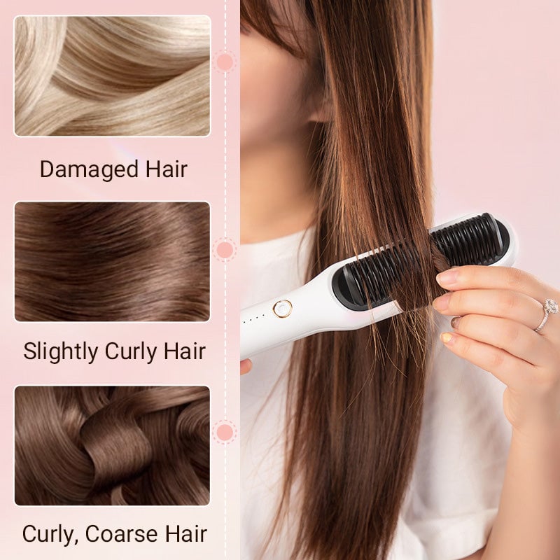 Negativ-Ionen-Haarglätter Styling-Kamm