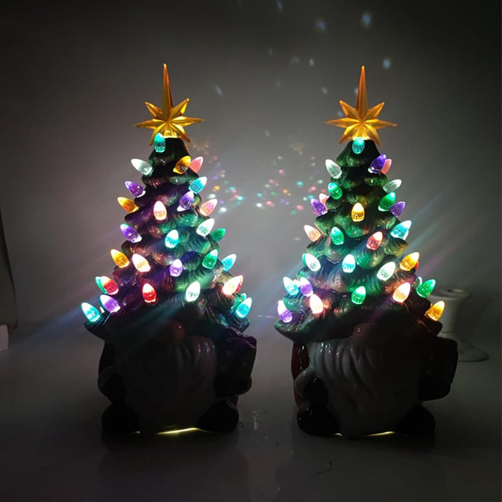 DIY Beleuchteter Weihnachtsgnom Baum — Für Tisch, Fenster &amp; Kamin
