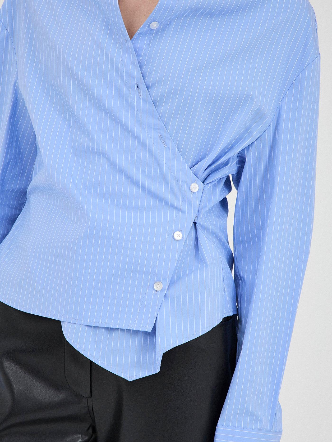Origami Top™ | Streifenhemd