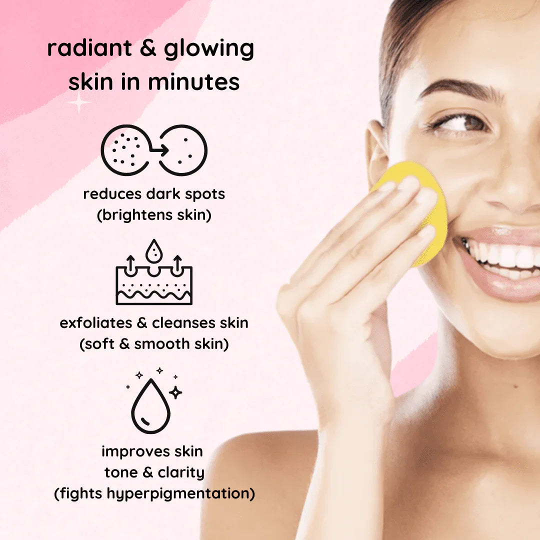 Kurkuma - und Kojic-Säure Pads | 40 Stück