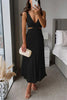 Rosalee™ - Plissiertes Kleid mit Ausschnitt