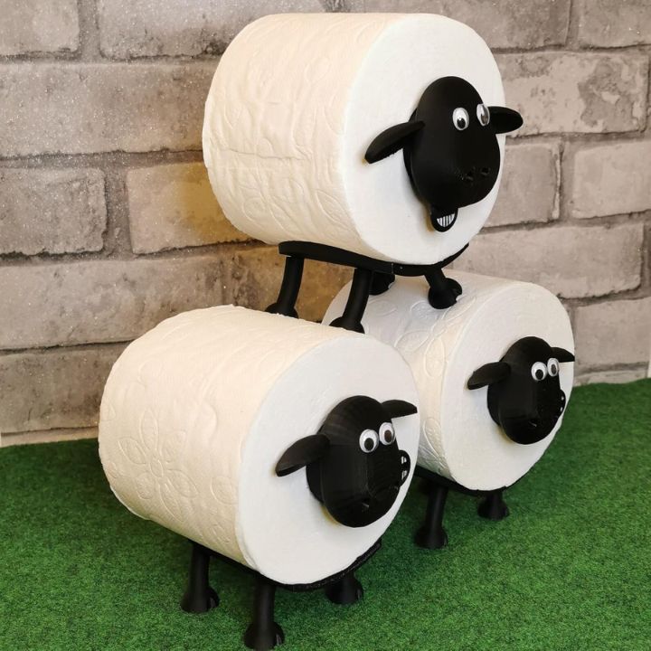 WollArt™ – Der dekorative Schaf-Halter für Ihr Badezimmer