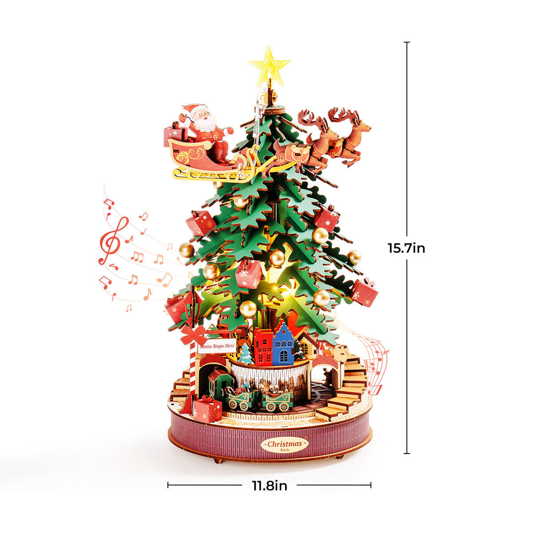 Rolife Weihnachtsmelodiebaum Musik Dreamer AMS01