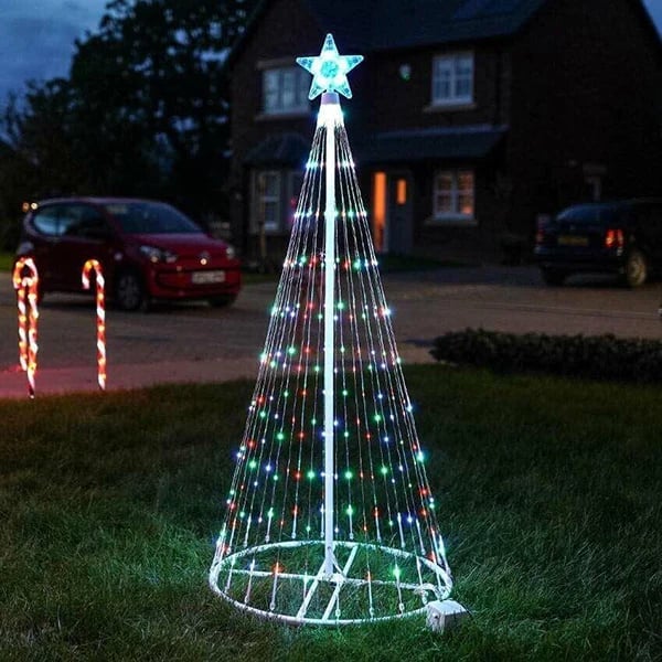 Outdoor LED-Lichterkette mit Bluetooth-App-Steuerung