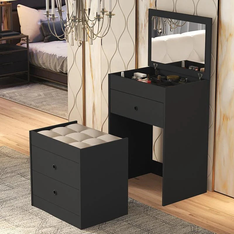 Smart Schminktisch mit 3 Schubladen + Gratis Hocker