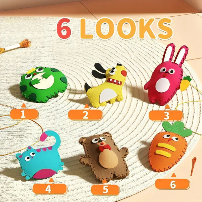 Kindergarten DIY Näh-Bastelsets für Kinder