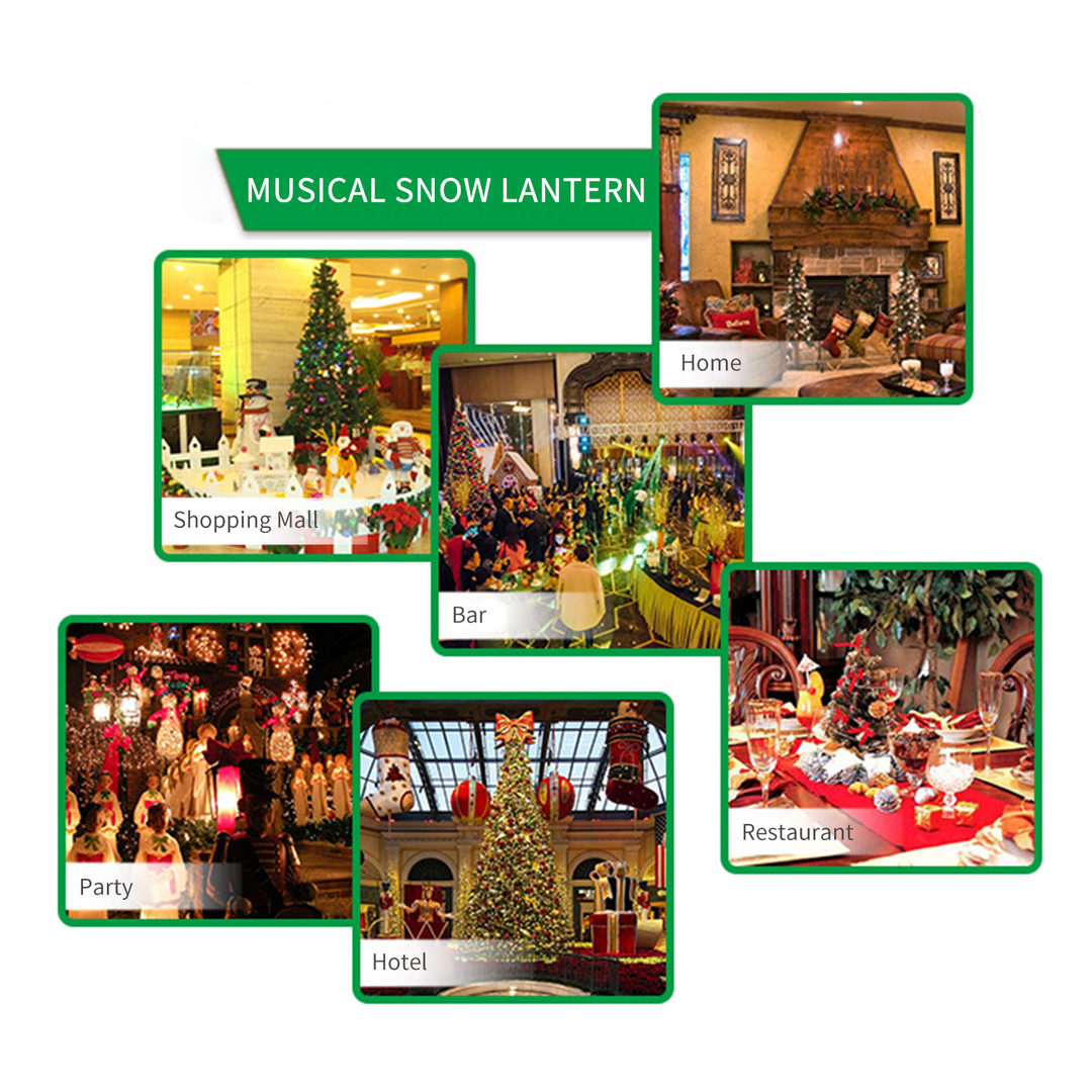 LED-beleuchteter Weihnachtslaterne mit Drehfunktion – Früher Weihnachtsverkauf – 50 % Rabatt