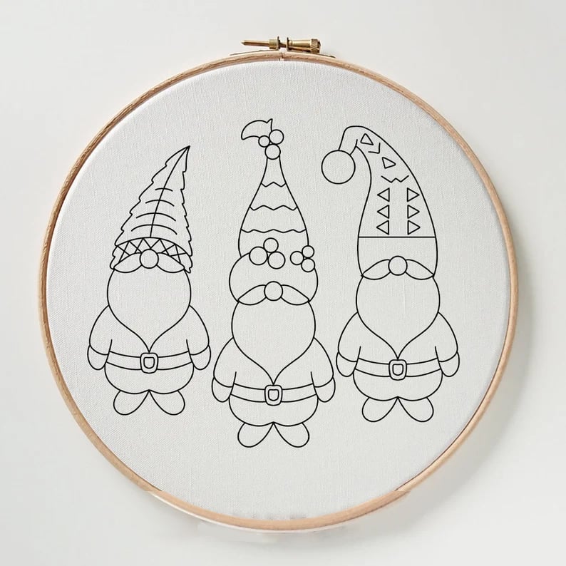 Weihnachtliches Stickset