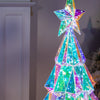 🎅 Früher Weihnachtssale 🎅✨Weihnachtliche reguläre holographische Innen- und Außenfigur mit Fernbedienung