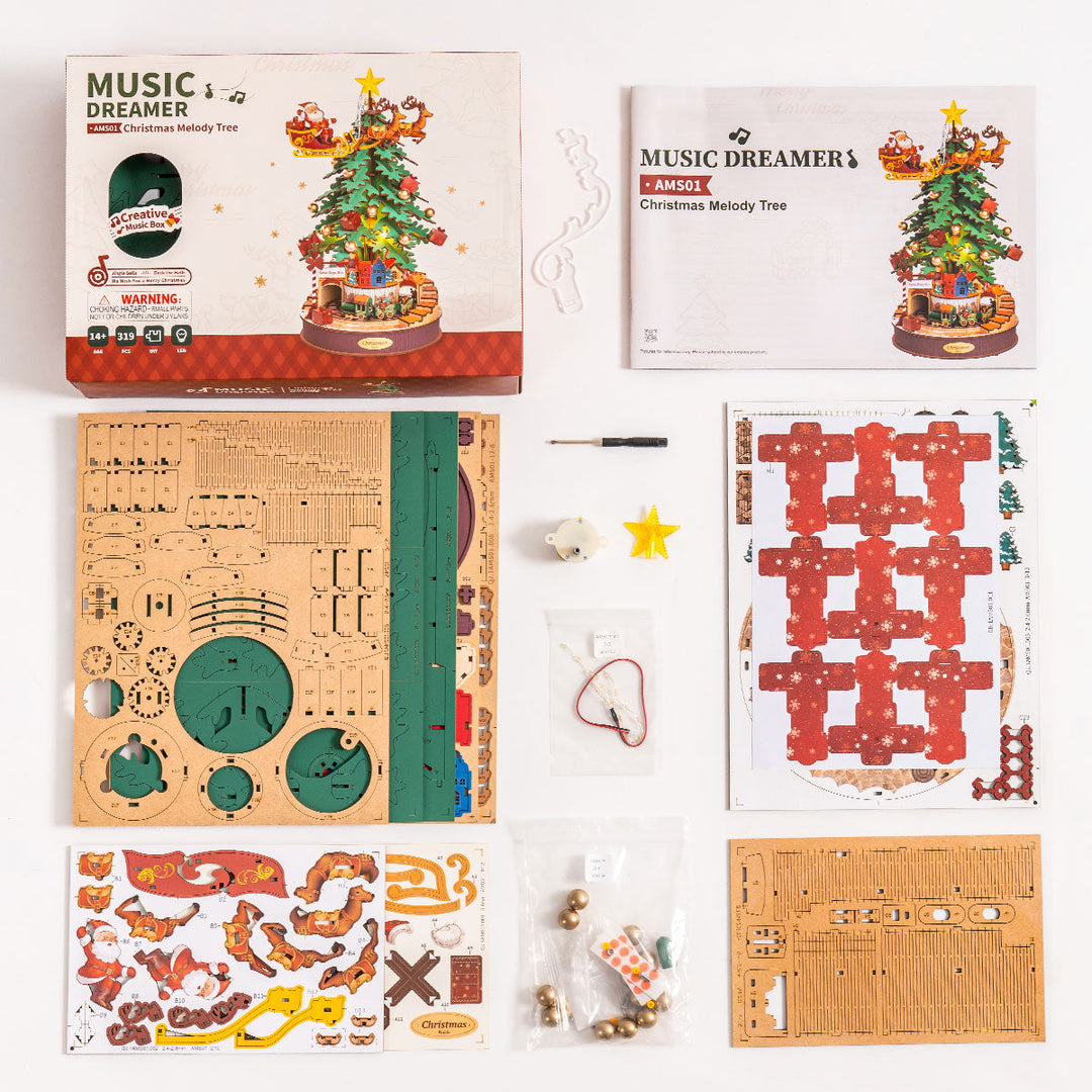 Rolife Weihnachtsmelodiebaum Musik Dreamer AMS01
