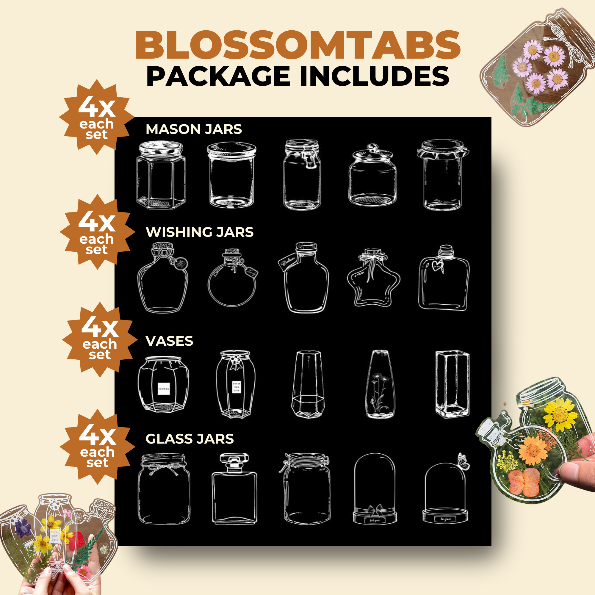 BlossomTabs™ - Perfekt für Bücherliebhaber