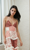 Jessica™ | Blumiges zeitloses Patchwork-Maxikleid