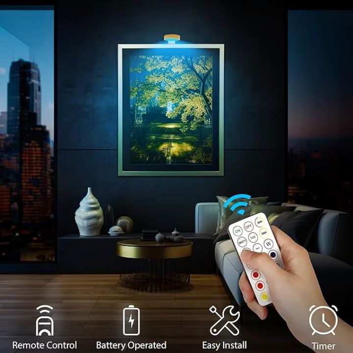 LumiFrame – Magnetische LED-Bilderleuchte| Dimmbar &amp; Wiederaufladbar