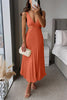 Rosalee™ - Plissiertes Kleid mit Ausschnitt