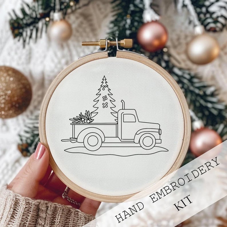 Weihnachtliches Stickset