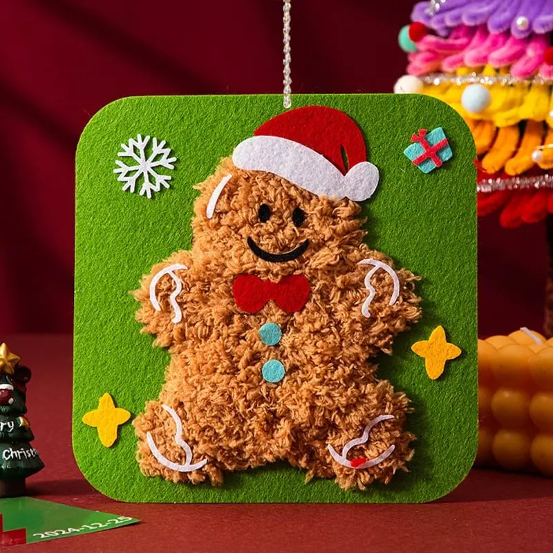 DIY-Weihnachts-Stickerei-Set — Bastelspaß mit Kindern &amp; Freunden